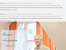 Tablet Screenshot of paarberatung-und-mediation.de